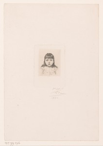 Portret van een onbekend meisje, mogelijk Lily
