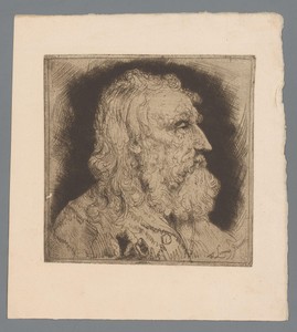 Portret van een onbekende bebaarde man