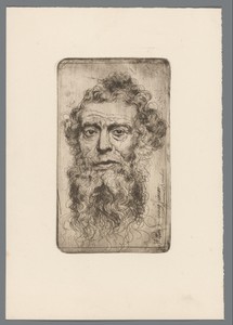Portret van een onbekende bebaarde man