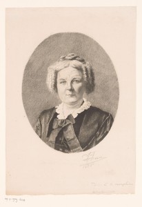 Portret van een onbekende dame, mevrouw Sainctelette