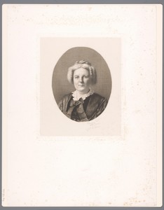 Portret van een onbekende dame, mevrouw Sainctelette