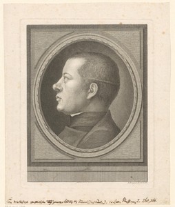 Portret van een onbekende geestelijke