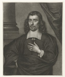 Portret van een onbekende geestelijke