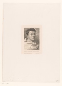 Portret van een onbekende geestelijke