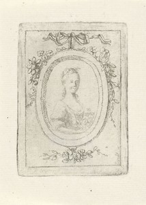 Portret van een onbekende jonge vrouw
