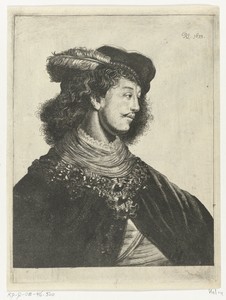 Portret van een onbekende jongeman met baret