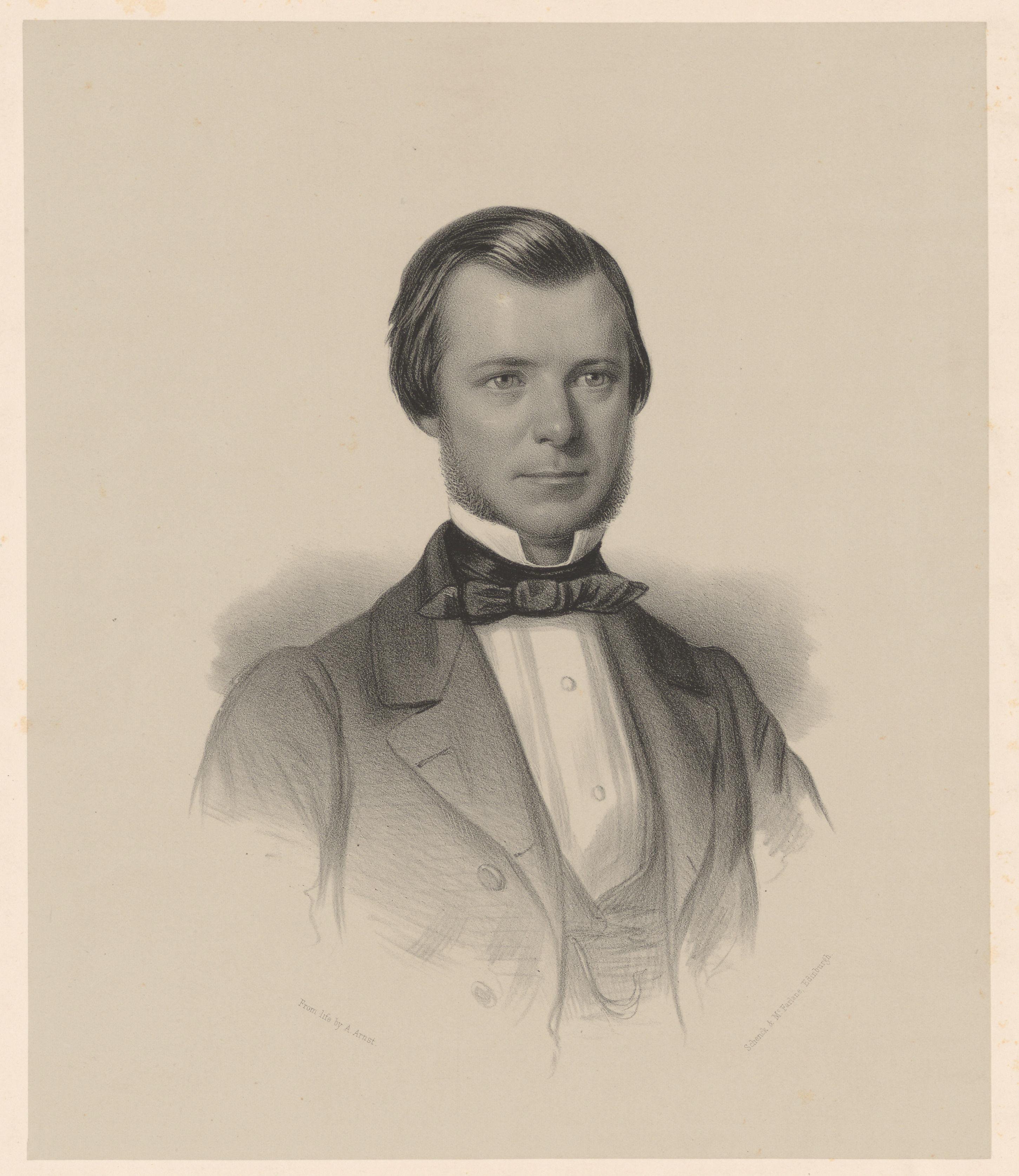 Portret van een onbekende man by A. Arnst