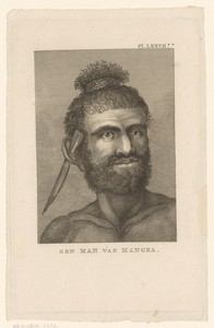 Portret van een onbekende man afkomstig van het eiland Mangea