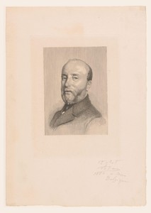 Portret van een onbekende man genaamd Négret