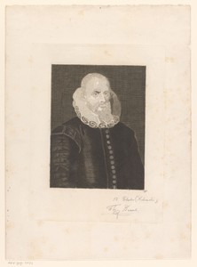Portret van een onbekende man met plooikraag