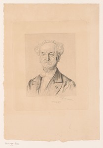 Portret van een onbekende man met witte vlinderstrik