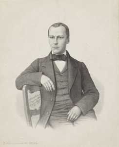 Portret van een onbekende man, mogelijk D. Haarsma de Wit