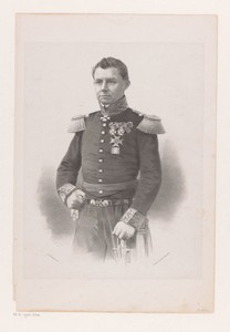 Portret van een onbekende man, mogelijk de heer Bakker