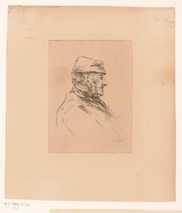 Portret van een onbekende man, mogelijk de veldwachter van Klemskerke
