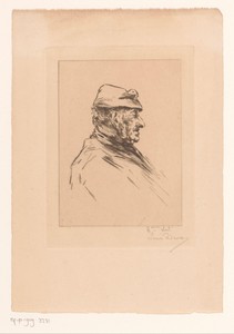 Portret van een onbekende man, mogelijk de veldwachter van Klemskerke