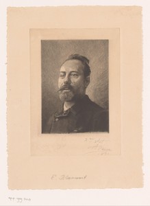Portret van een onbekende man, mogelijk E. Blauwart