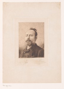 Portret van een onbekende man, mogelijk E. Blauwart