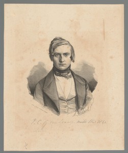 Portret van een onbekende man, mogelijk E.C.G. van Lennep