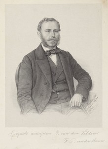 Portret van een onbekende man, mogelijk F.C. van der Hoeven