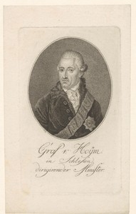 Portret van een onbekende man, mogelijk graaf Von Hoijm in Schlesien