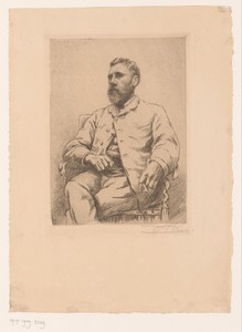 Portret van een onbekende man, mogelijk ingenieur Honorez