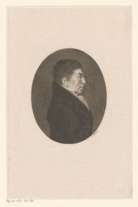 Portret van een onbekende man, mogelijk J.C. Krauss