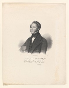 Portret van een onbekende man, mogelijk Michelet