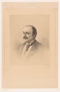 Portret van een onbekende man, monsieur Laporte
