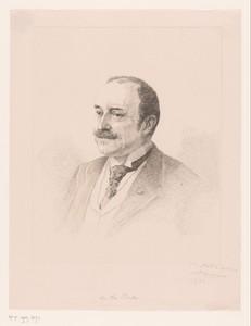 Portret van een onbekende man, monsieur Laporte