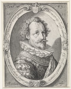 Portret van een onbekende man op 49-jarige leeftijd