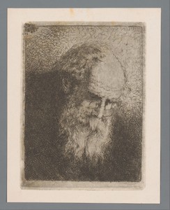 Portret van een onbekende oude man met bril