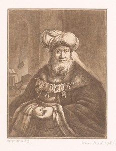 Portret van een onbekende oude man met een tulband