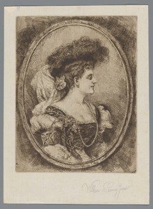 Portret van een onbekende vrouw