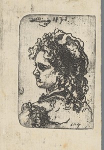 Portret van een onbekende vrouw