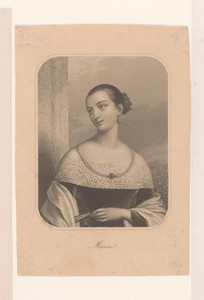 Portret van een onbekende vrouw