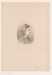 Portret van een onbekende vrouw