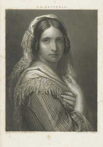 Portret van een onbekende vrouw