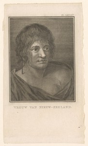 Portret van een onbekende vrouw afkomstig uit Nieuw-Zeeland