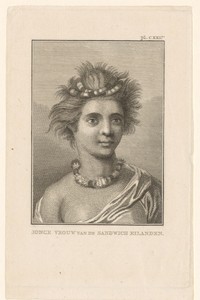 Portret van een onbekende vrouw afkomstig van de Sandwicheilanden