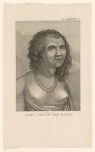 Portret van een onbekende vrouw afkomstig van het eiland Eaoo