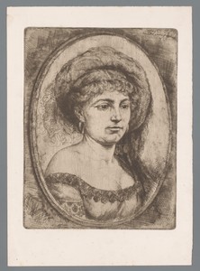 Portret van een onbekende vrouw
