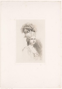 Portret van een onbekende vrouw