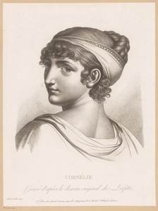 Portret van een onbekende vrouw genaamd Cornélie