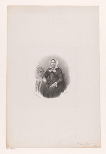 Portret van een onbekende vrouw, mogelijk mevrouw Janze