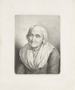 Portret van een oude vrouw