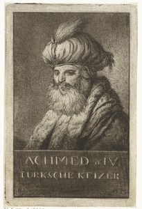 Portret van een Turkse sultan