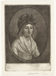 Portret van een vrouw met een hoed