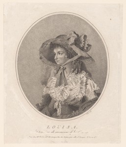 Portret van een vrouw met hoed