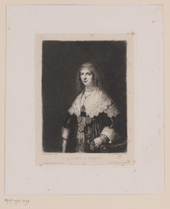 Portret van een vrouw, mogelijk Maria Trip