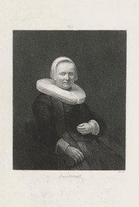 Portret van een zittende vrouw